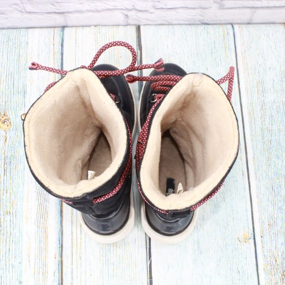 Fitflop Skandi Black Suede Wool Lined Pull On Winter Boots Size 6.5 - Picture 7 of 9